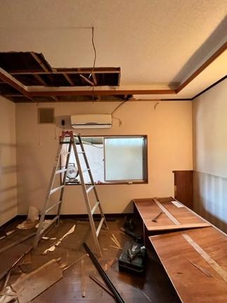 【施工中】将来を見据えてあまり使わなくなった応接室を大改造リフォーム