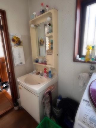 リフォーム前（洗面所）