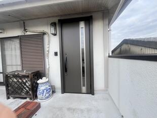 玄関リシェント工事