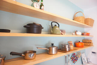 棚板装飾で魅せる