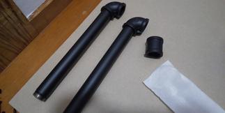 廊下にアイアンバーを設置①