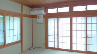 障子にさようなら（和室　南東面）
