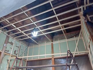 施工中④　天井写真