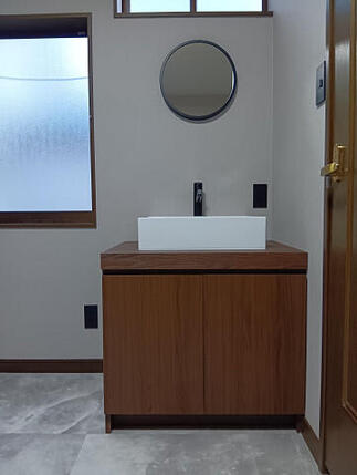 アフター　洗面