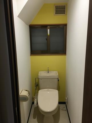 内装も含めて新しいトイレに生まれ変わりました