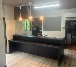 【島根県出雲市　K様邸】収納力抜群いつもスッキリ！！施主様ご希望の対面キッチンへ♪