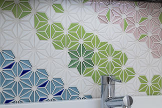 こだわりのタイル