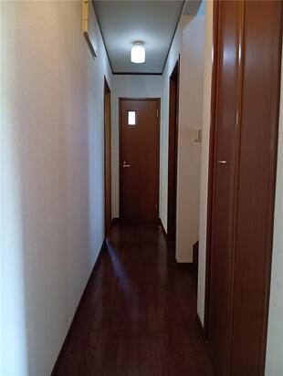 廊下クロス・床施工工事