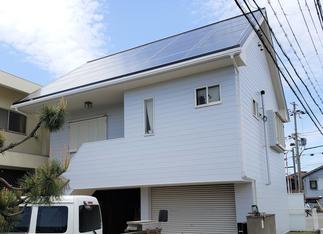 太陽光発電パネル屋根一体型施工