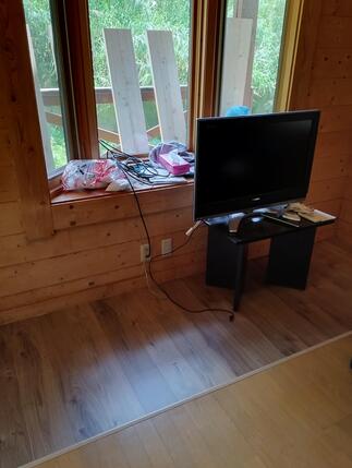 リビング床改修