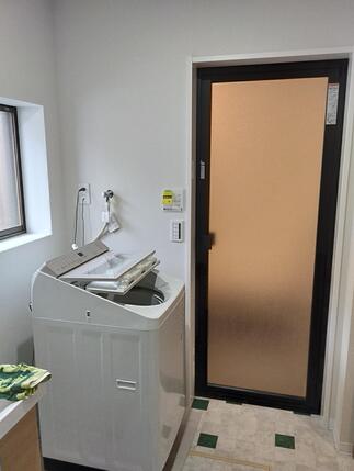 広くなった洗面脱衣所