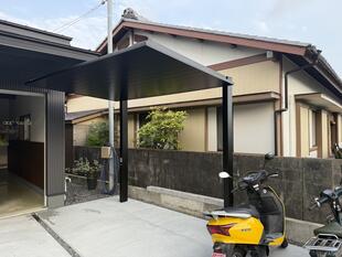 【日高町】サイクルポート工事