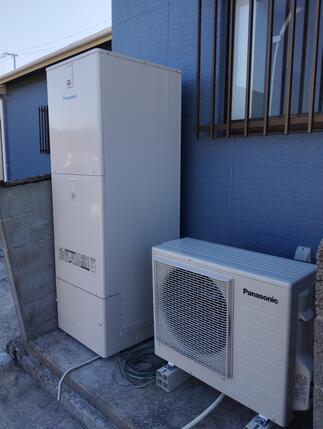 電気給湯器へ