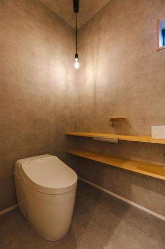 ウォシュレット一体型トイレ＆造作手洗いへ～子世帯～