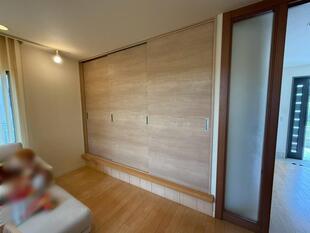 間仕切り扉設置工事　富田林市　K様邸