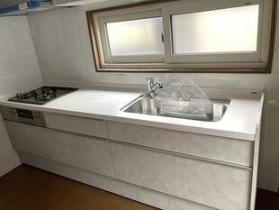 購入した中古住宅のキッチン改修リフォーム