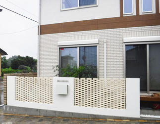 正面からの様子。