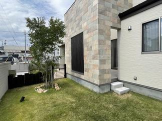 ドッグラン内部は障害物も少なく広々。