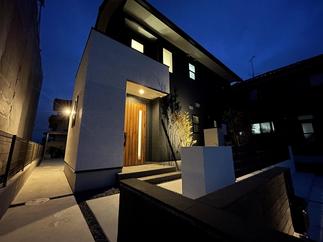 ライトアップの様子。