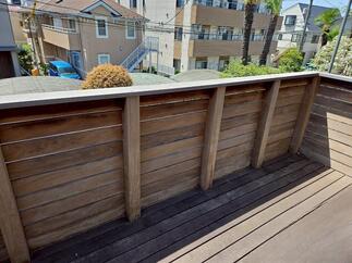 ウッドデッキ塗装工事