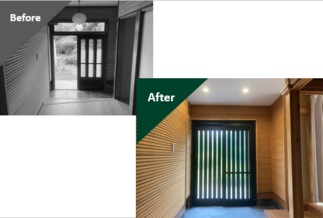 統一感のある内部デザイン