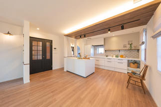 明るく開放的な大空間LDK