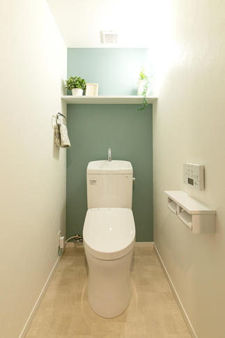トイレ空間も一新。