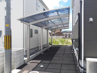 カーポート設置で愛車にも快適な空間ができました