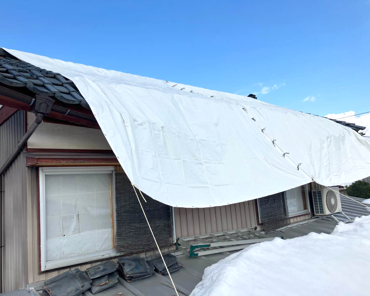 大野市 雪害修繕 ～雪の落ちやすいやね～ | 勝山市｜住宅リフォーム