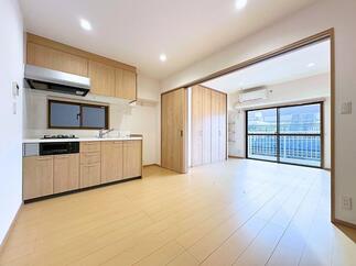 ナチュラル調部屋キッチン