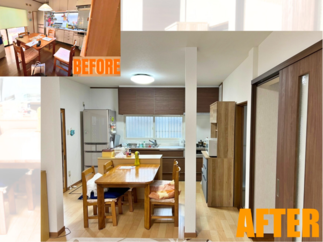 広く明るく暖かなキッチンへ