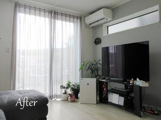 リビングの大きな窓