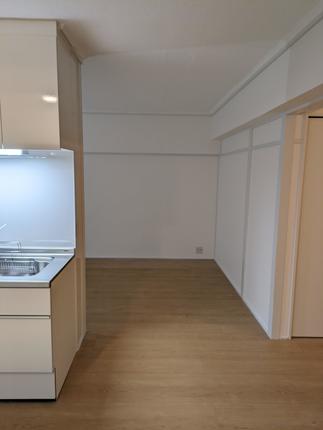 壁を取り、大きく確保したスペース