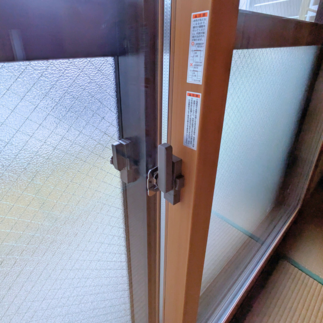 既存サッシのクレセント交換