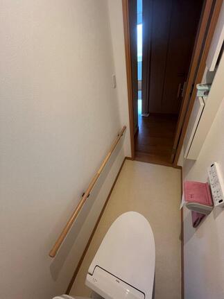 トイレ　手摺り取付け