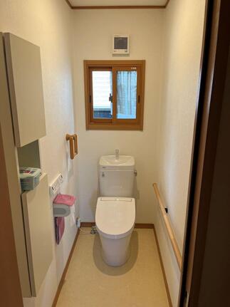 便器交換　LIXILアメージュ　リトイレ　手洗い付き