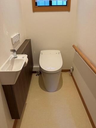 便器交換　LIXILサティスS　リトイレ、手洗器付