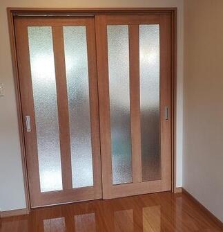 【室内】ドアから引戸に取替え