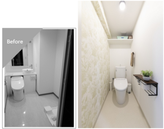 独立したトイレへ